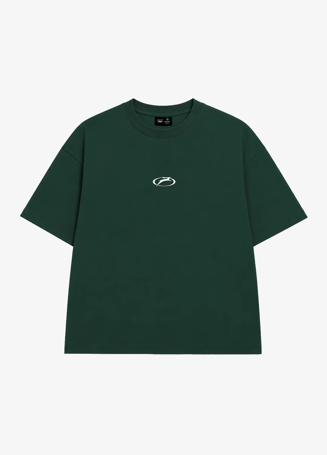 POLERA OVERSIZE "LUCKY RABBIT" VERDE TREINO