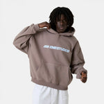 Metro Choco Oversized Hoodie