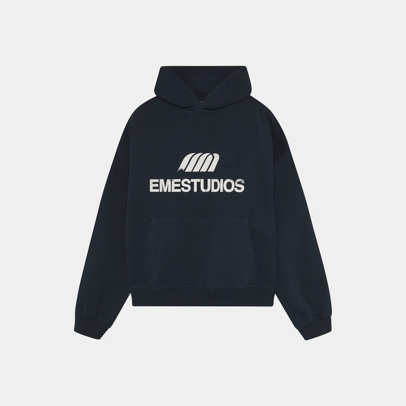 Brook Navy Oversized Hoodie