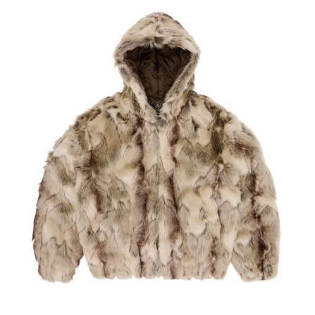 CORTEIZ PELT HOODED FUR JACKET FAWN