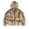 CORTEIZ PELT HOODED FUR JACKET FAWN
