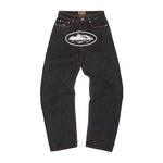 CORTEIZ ISLAND BAGGY JEANS WASHED BLACK