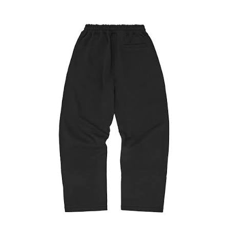 CORTEIZ ISLAND PUFF PRINT OPEN HEM SWEATPANT BLACK