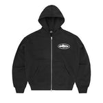CORTEIZ ISLAND PUFF PRINT ZIP HOODIE BLACK