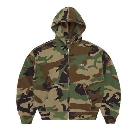 CORTEIZ MINI ISLAND ZIP HOODIE WOODLAND CAMO
