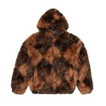 CORTEIZ DIAMOND HOODED FUR JACKET