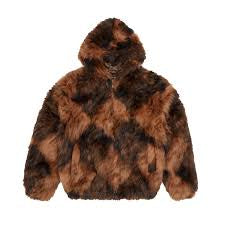 CORTEIZ DIAMOND HOODED FUR JACKET