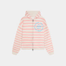 EME STUDIOS WANDER PINK CROPPED BOXU FULL ZIP