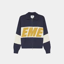 EME STUDIOS MUSTARD ZIPPER KNIT