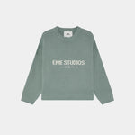 EME STUDIOS Master Aqua Green Knit Sweater