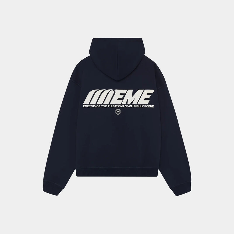 EME STUDIOS Peyas Navy Oversized Hoodie