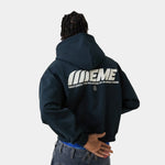 EME STUDIOS Peyas Navy Oversized Hoodie