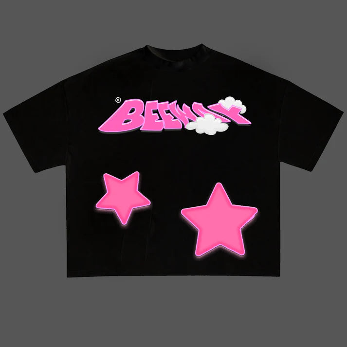 T-SHIRT STAR ( BLACK Y WHITE)
