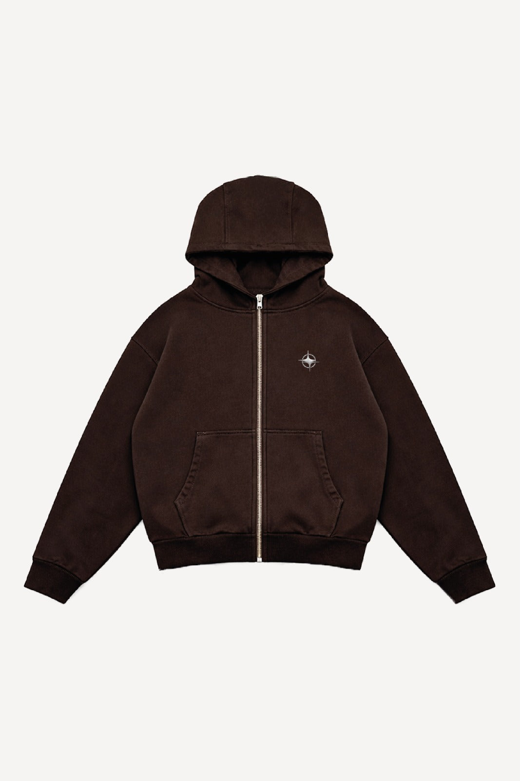 Hoodie Zipper Café