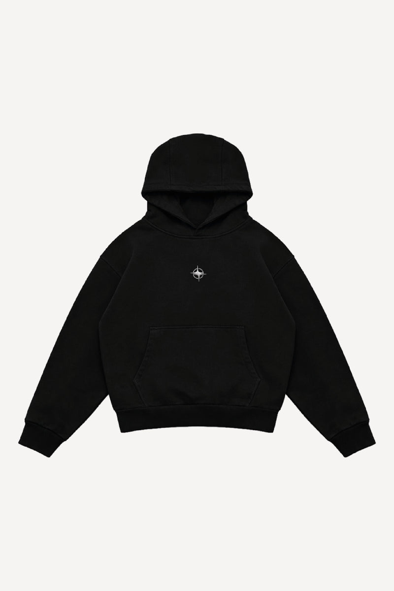 Poleron Stodak Metallic Logo Negro