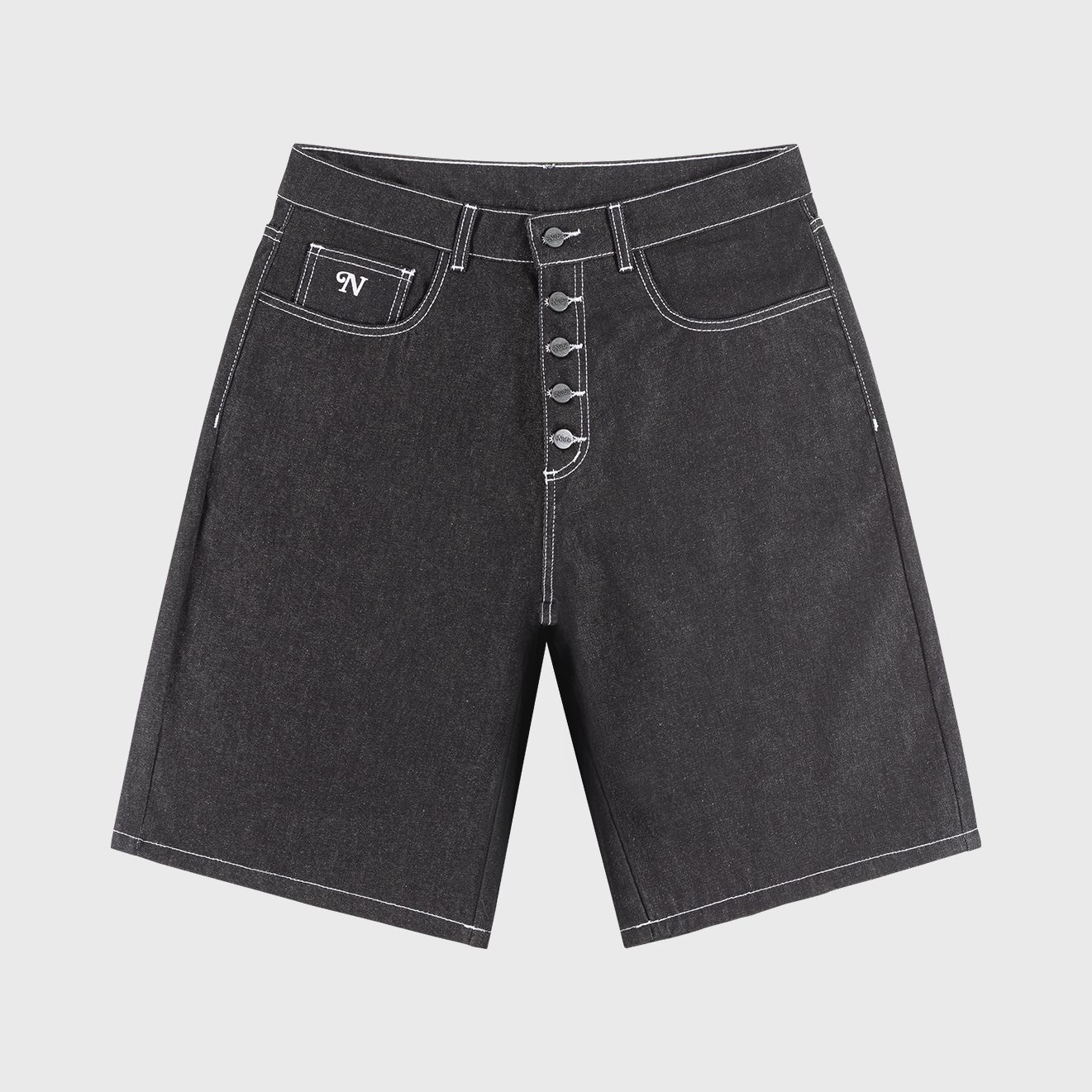 Raw Denim Black Jorts