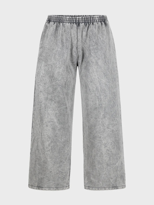 Pantalón de buzo baggy heavyweight® washed gris