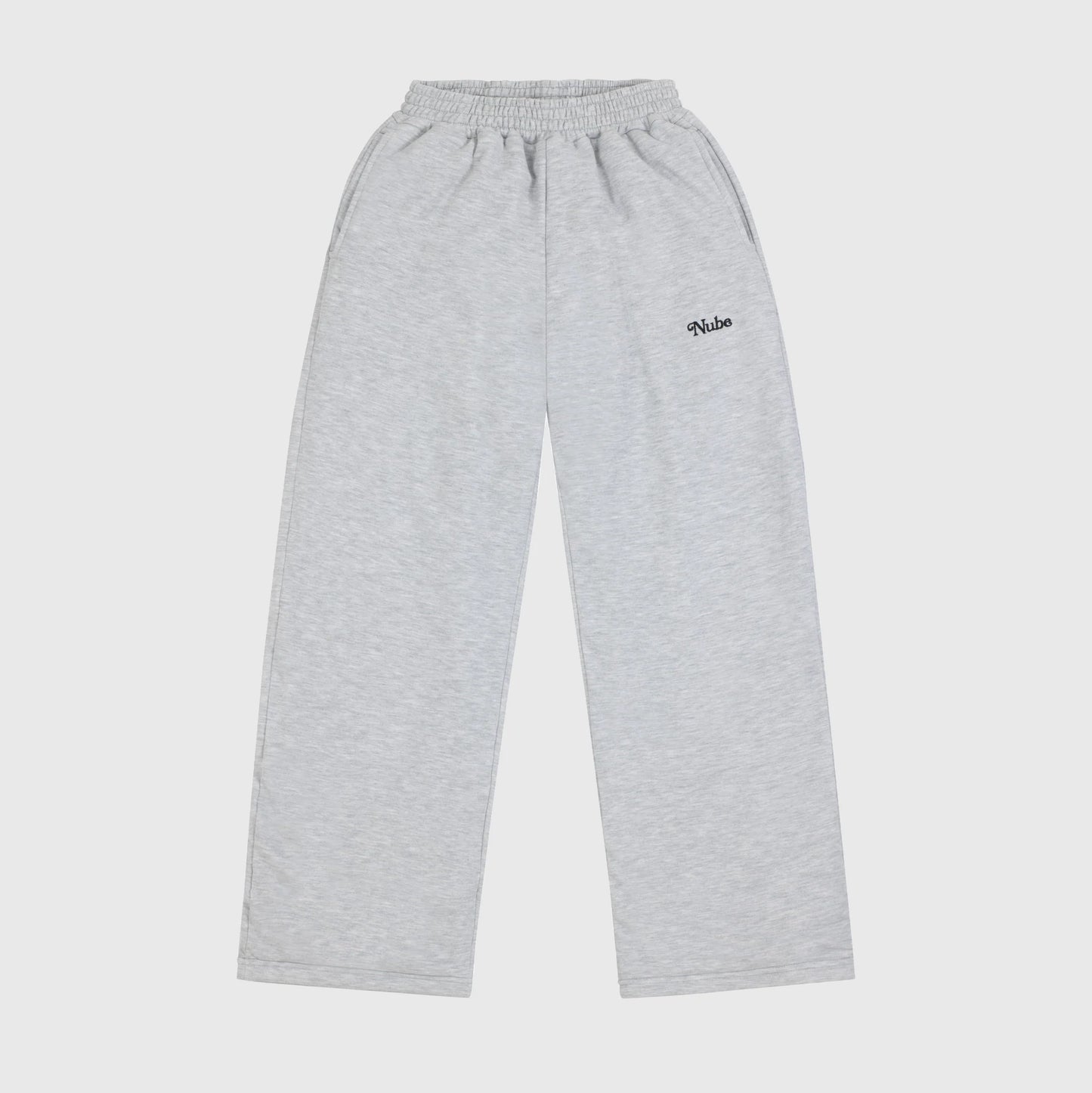 Baggy Melange Grey Sweatpants