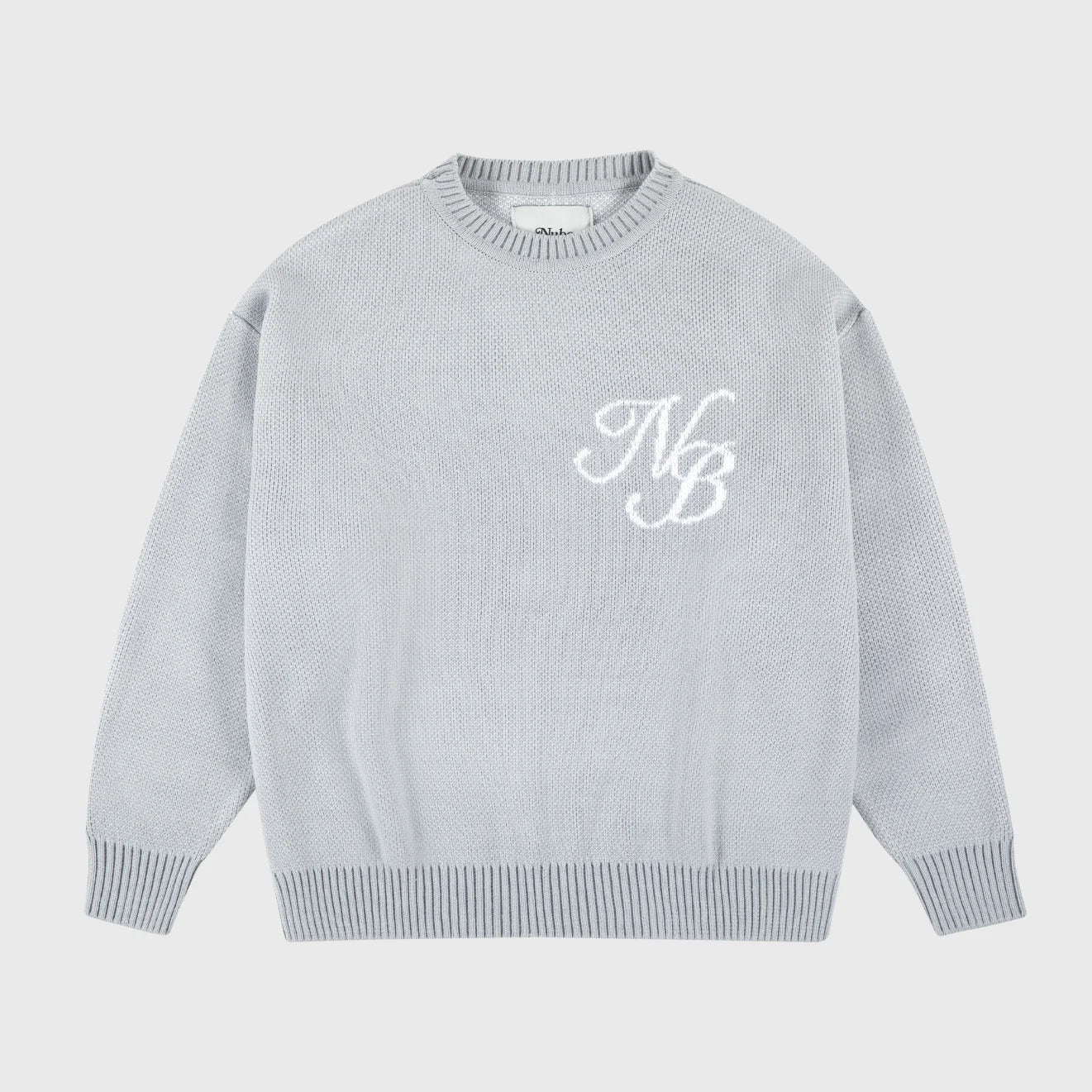 Script Logo Grey Sweater