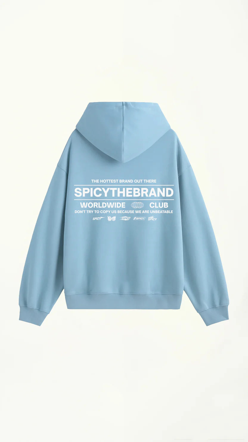 SEX IN THE SKY HOODIE BABY BLUE