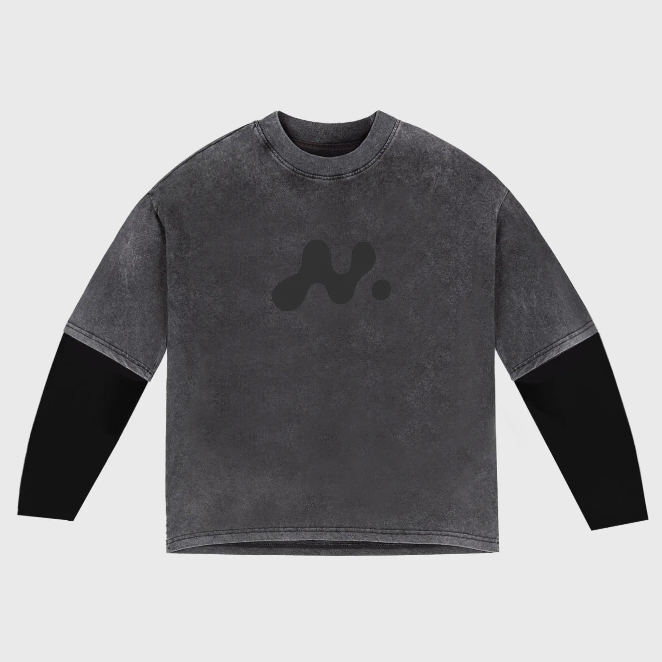 NMS Fake Long Sleeve Washed Tee