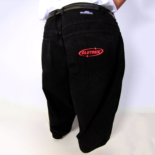 Jeans Extra Baggy Negro Ellipse Old Tree