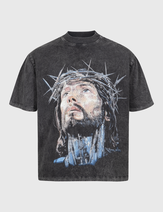 Polera Jesus Chrome - Washed