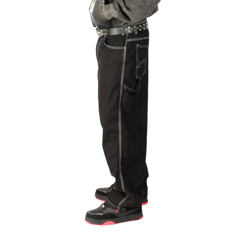 Jeans Carpenter Baggy Negro Silver Old Tree
