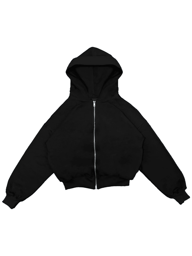 BOXY FIT ZIP UP HOODIE VL2