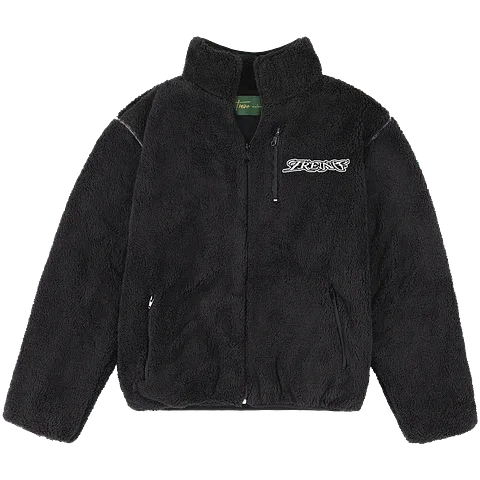 FLEECE JACKET "777" NEGRO