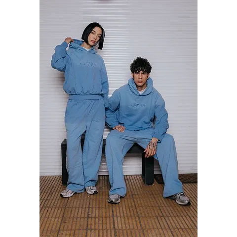 BUZO BAGGY "MANTRA 777" FADE SKY BLUE