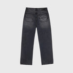 Music System Baggy Jeans Washed Black