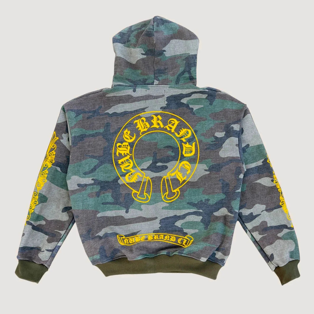 Chrome Clouds Camo Zip Hoodie
