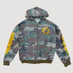 Chrome Clouds Camo Zip Hoodie