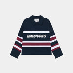 Bachatas Navy Polo Crewneck