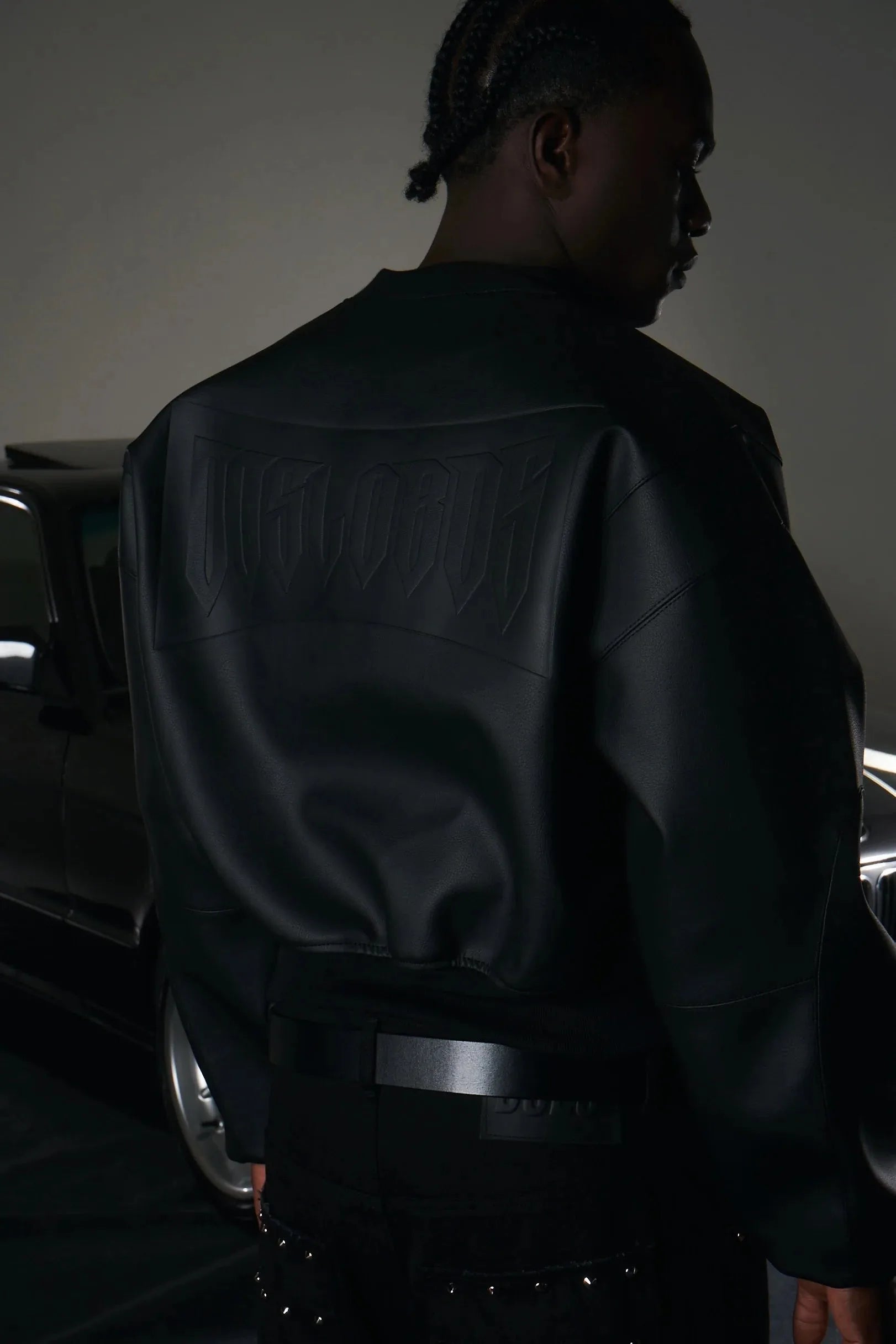 BLACK 10TH VARSITY-JACKET