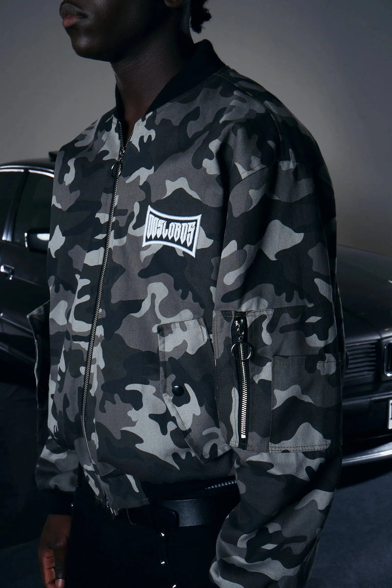 CAMO 10TH BOMBER-JACKET