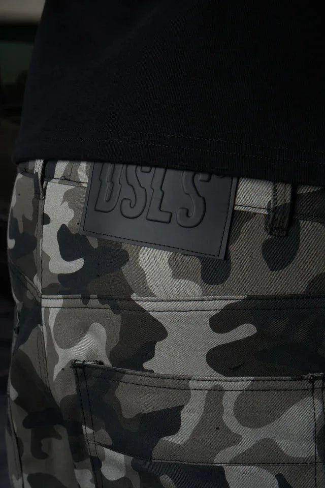 CAMO GRAY JORT