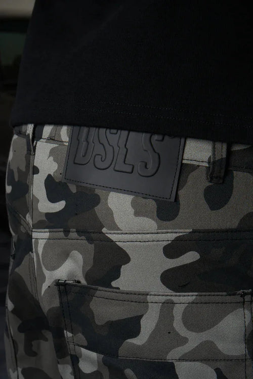 CAMO GRAY JORT