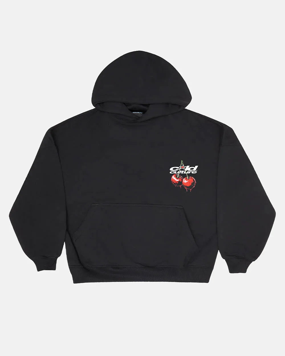 CHERRY HOODIE BLACK