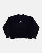 COZY CURVED KNITWEAR BLACK