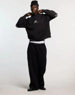 COZY CURVED KNITWEAR BLACK