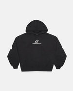 CURVED HOODIE BLACK