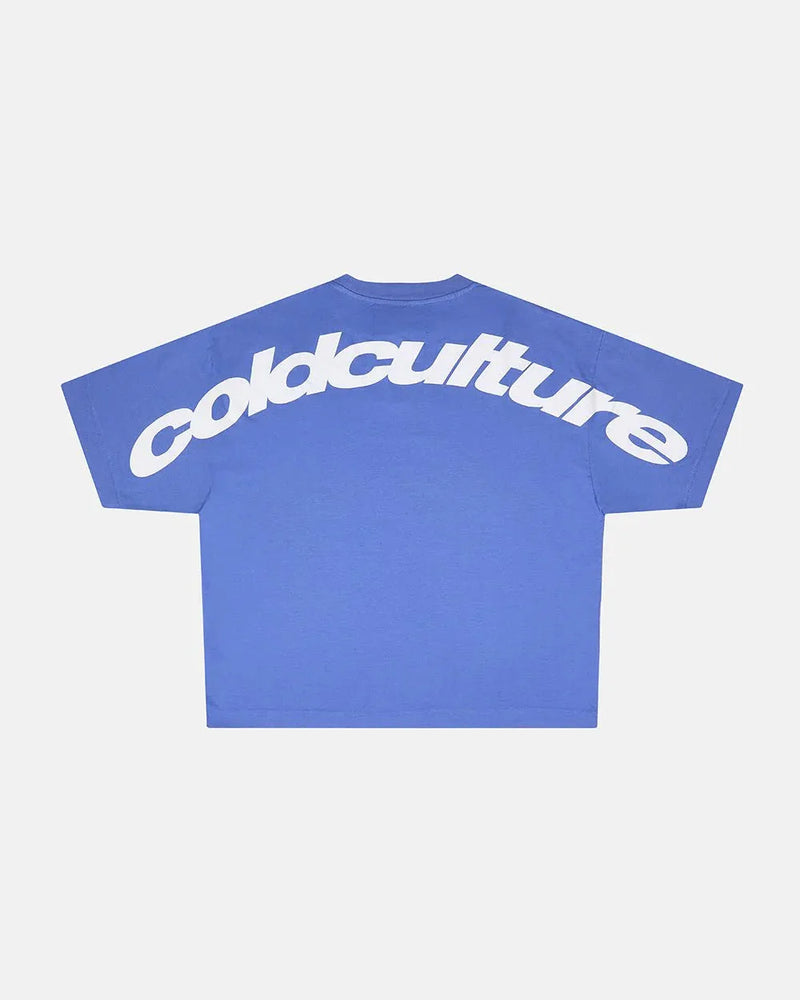 CURVED TEE AMPARO BLUE