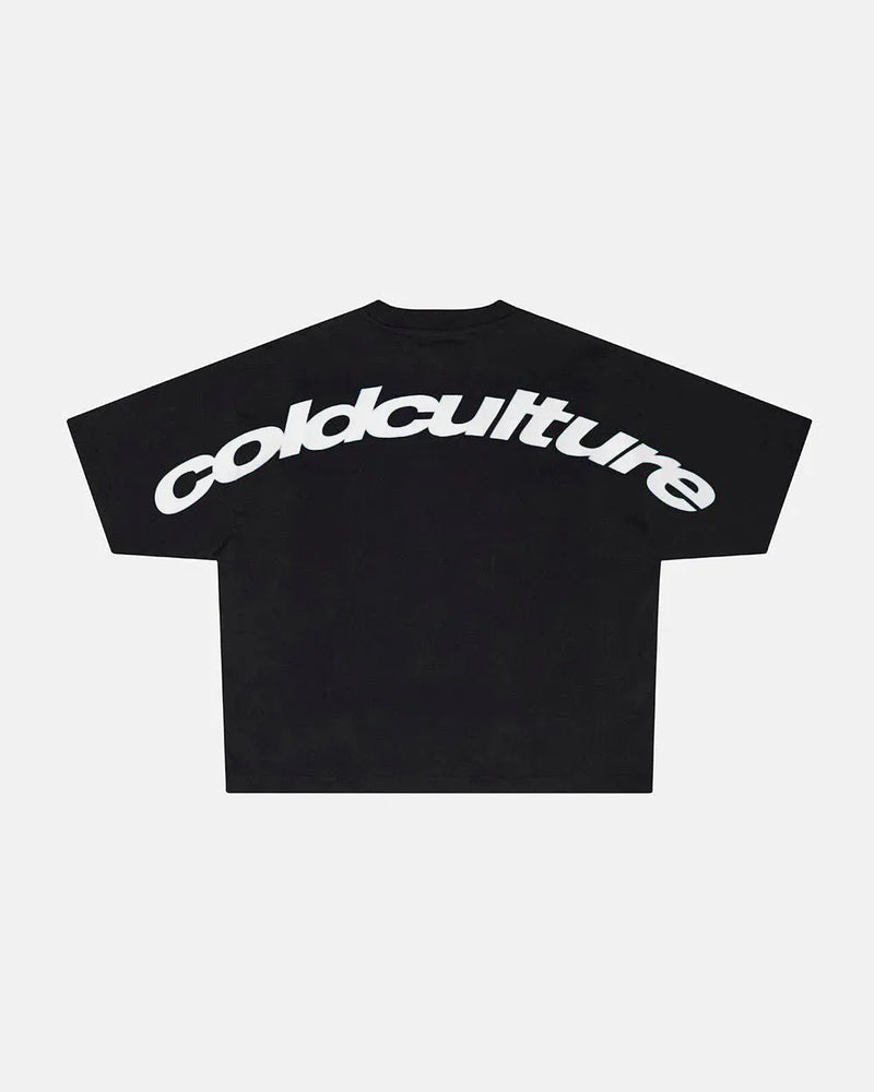CURVED TEE BLACK
