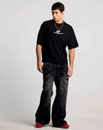CURVED TEE BLACK