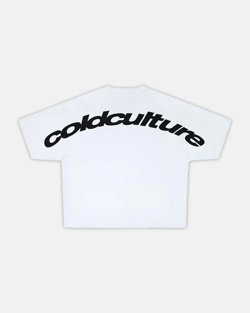 CURVED TEE WHITE