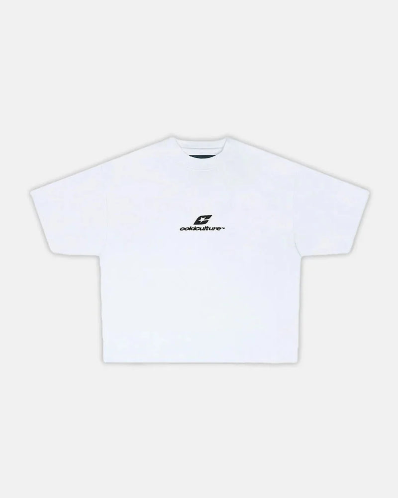 CURVED TEE WHITE