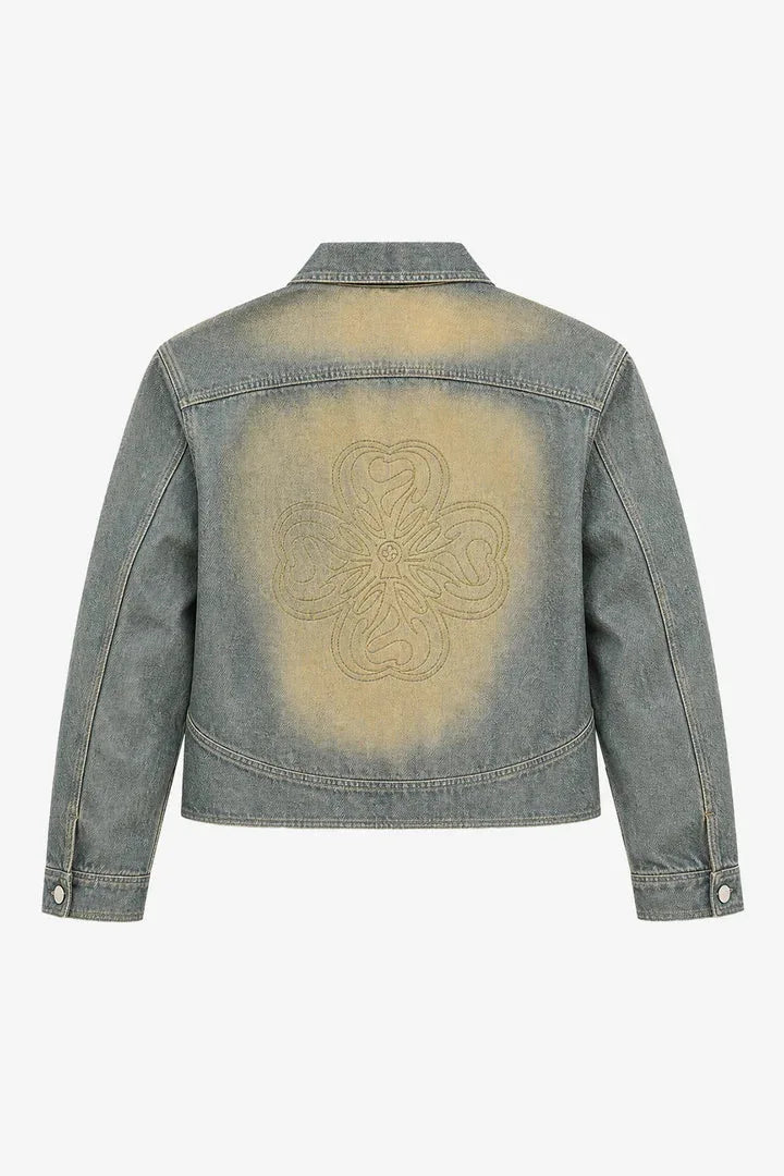 DENIM JACKET "TREBOL" JAPO SWING LIGHT BLUE DESSERT