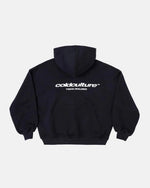 ESSENTIAL ZIP HOODIE BLACK